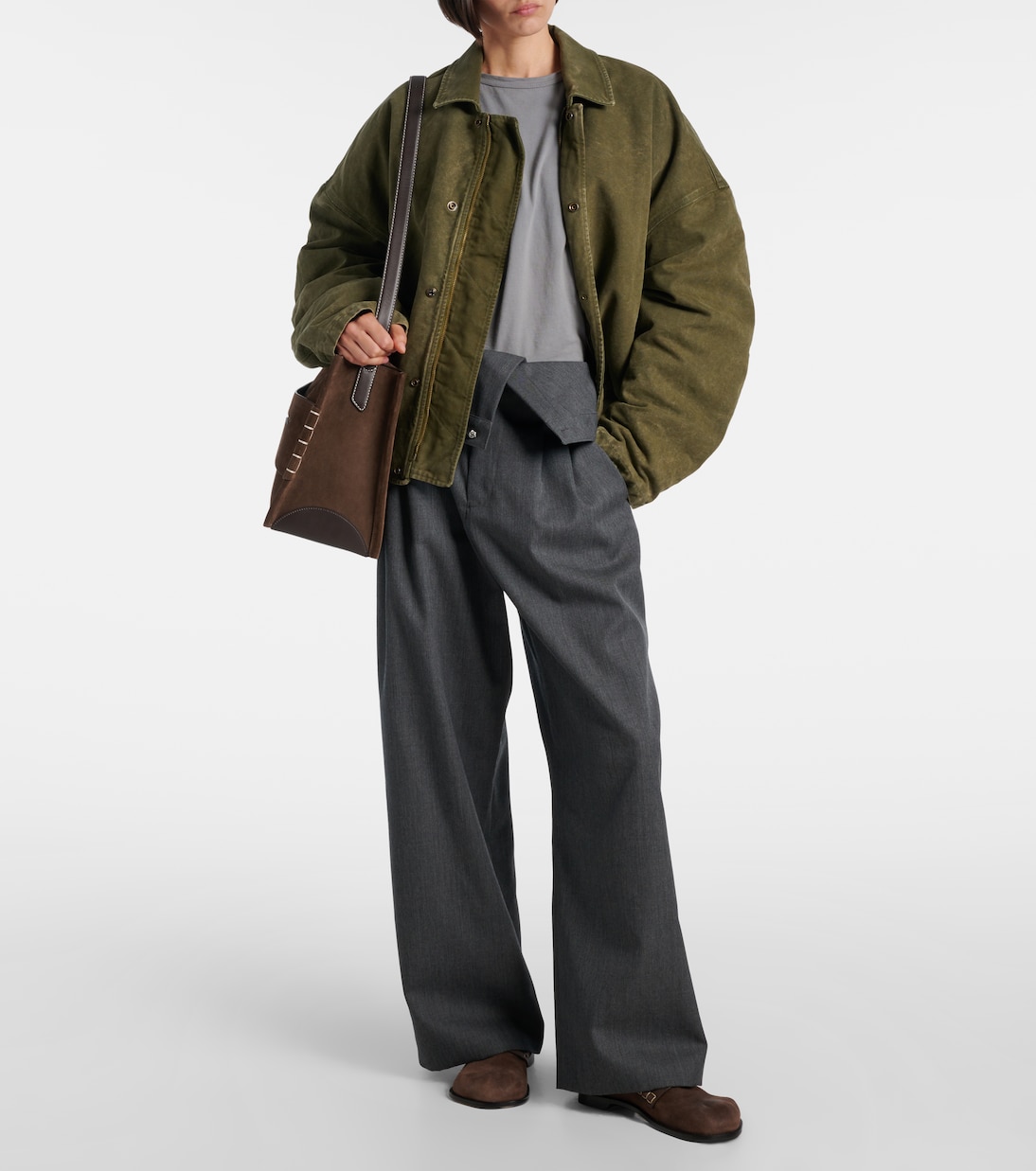 Paw suede penny loafers | JW Anderson