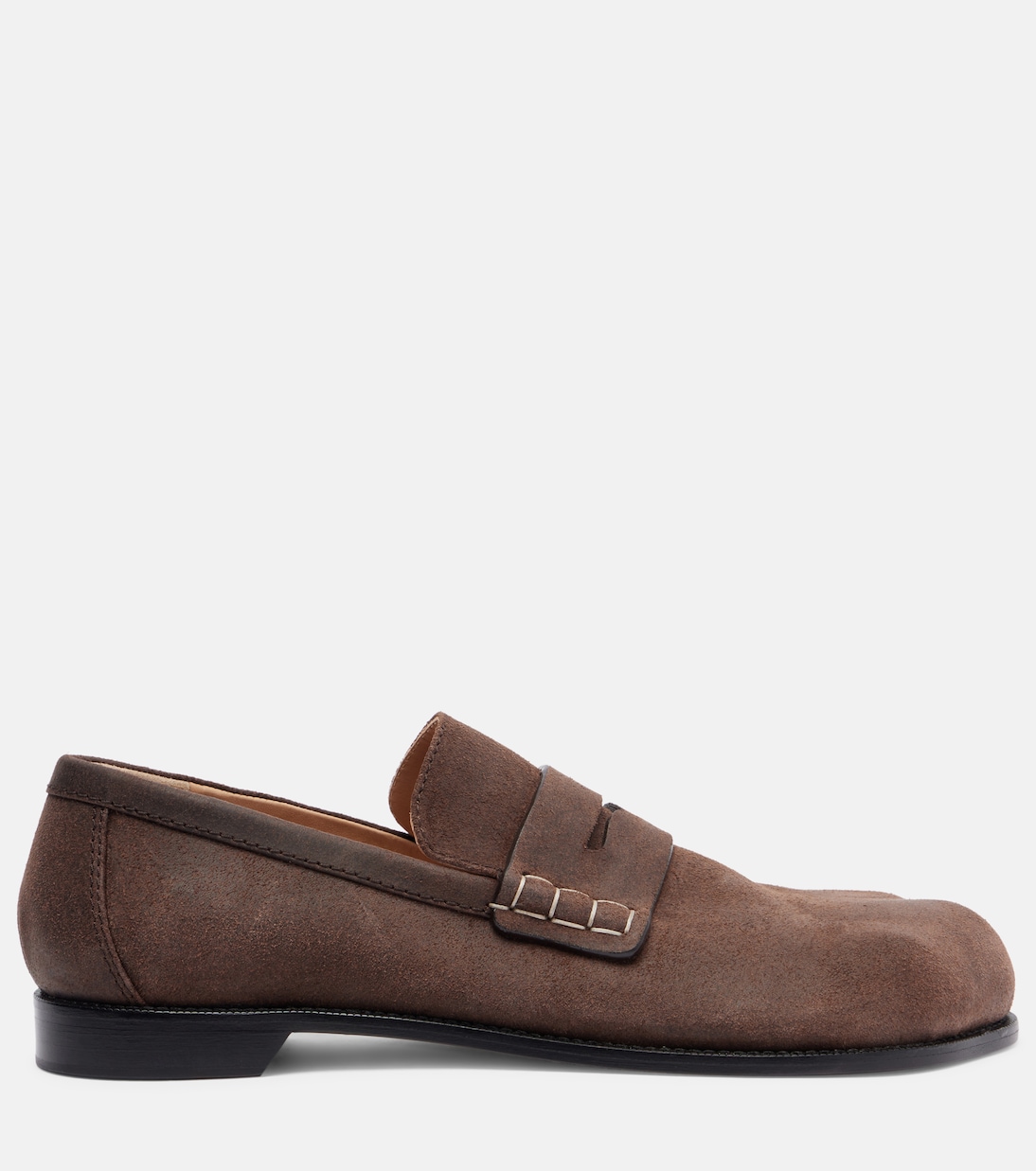 Paw suede penny loafers | JW Anderson