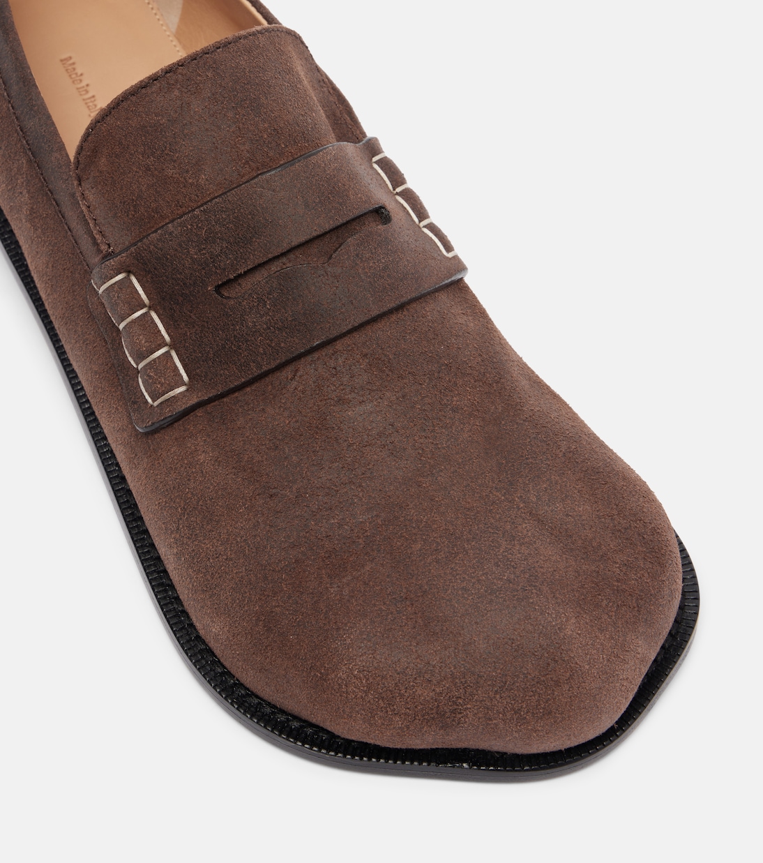 Paw suede penny loafers | JW Anderson