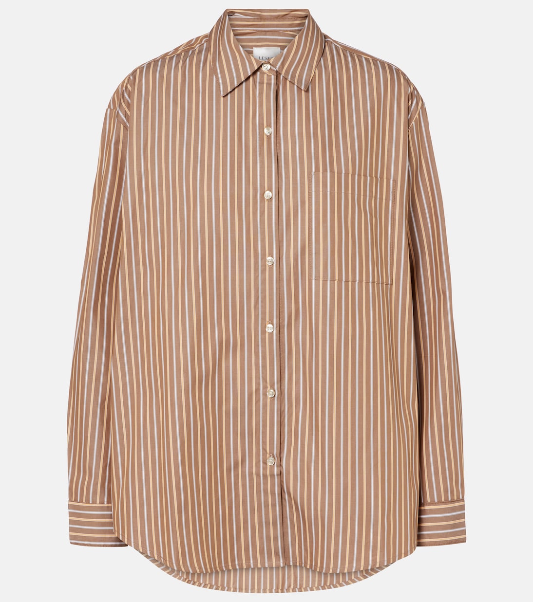Yoshi striped cotton-blend twill shirt | Leset
