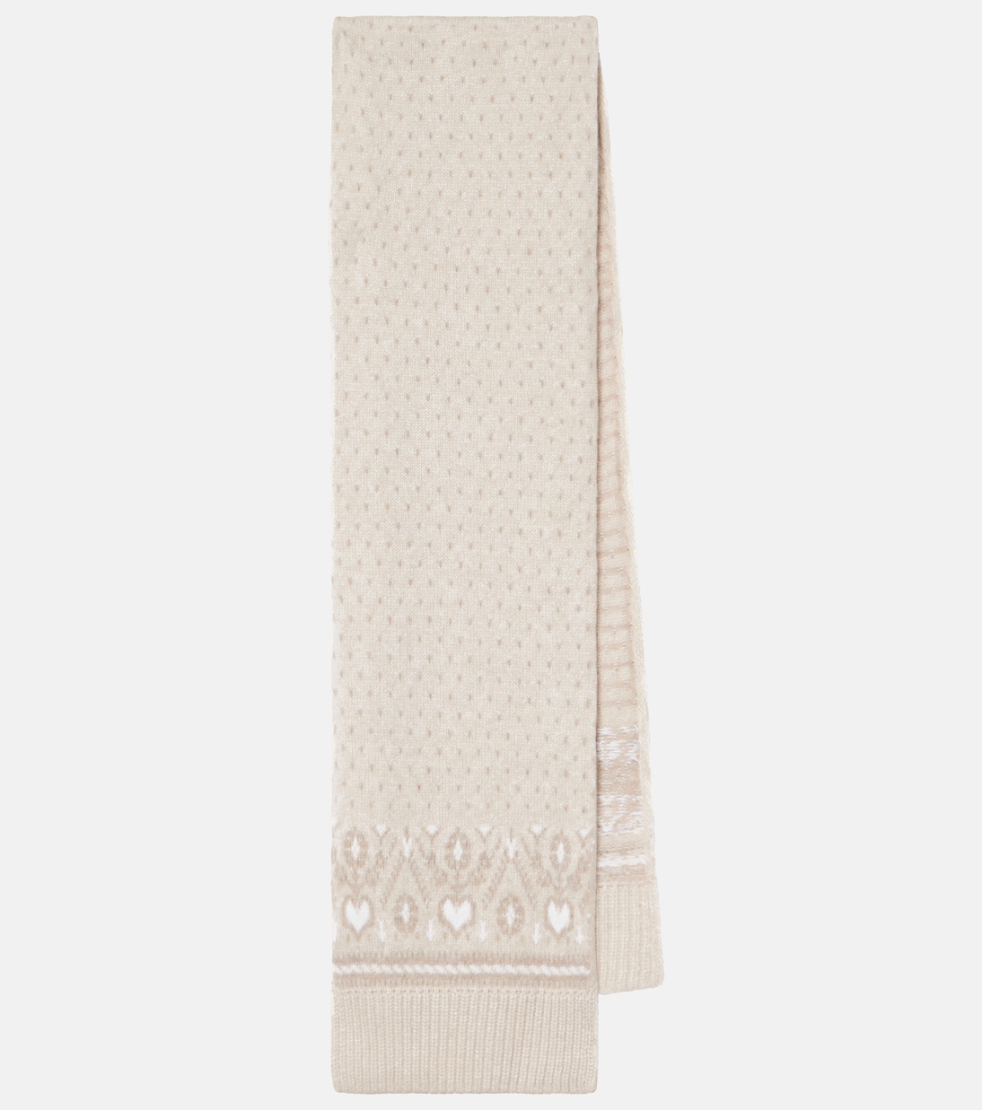 Lucerne Fair Isle cashmere scarf | Khaite