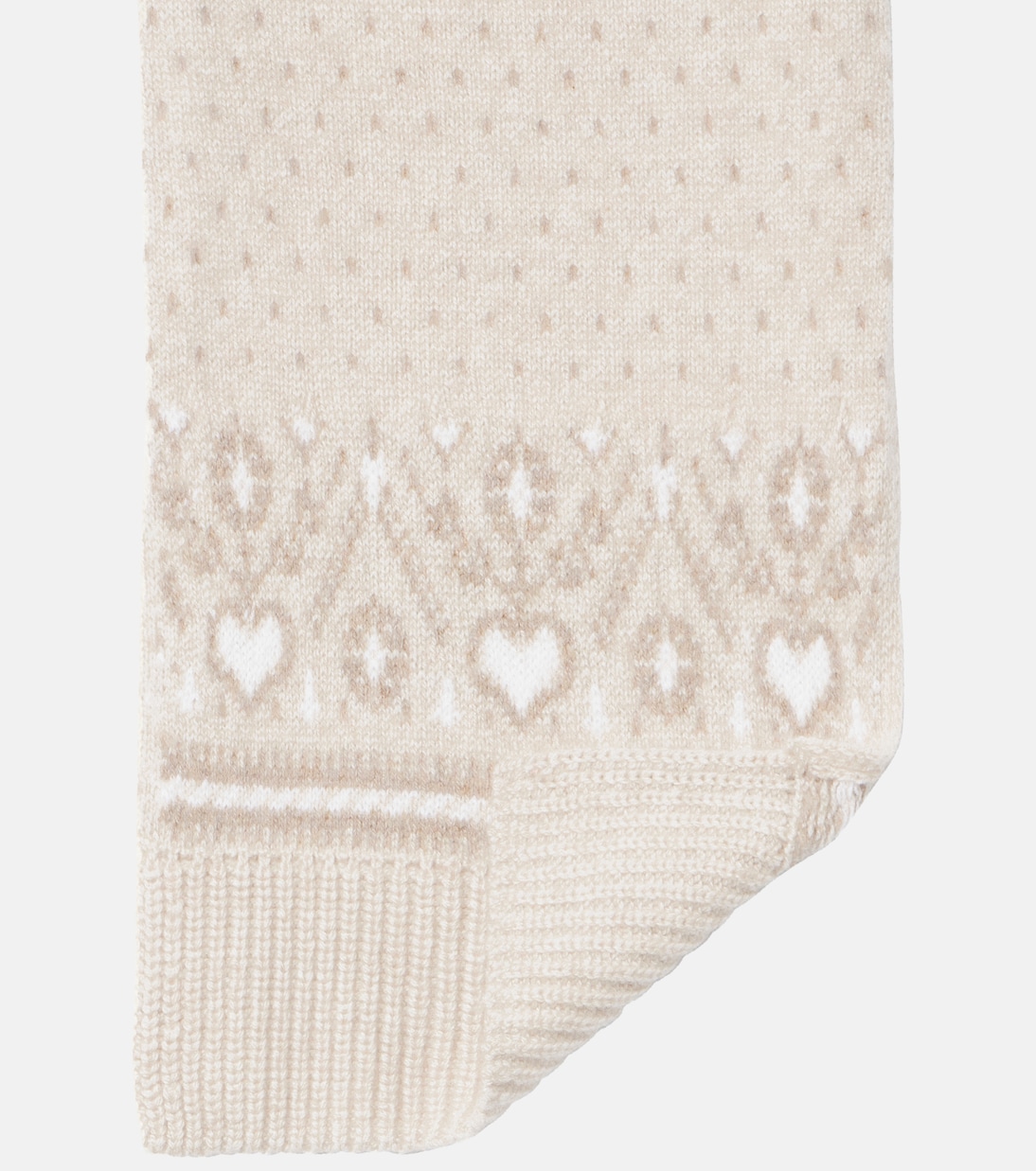 Lucerne Fair Isle cashmere scarf | Khaite