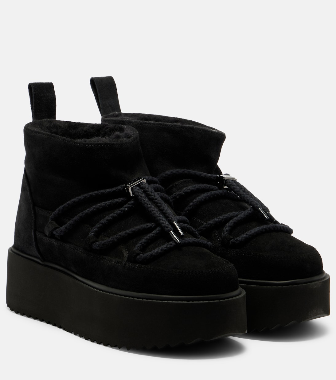 Classic Low suede platform snow boots  | Inuikii