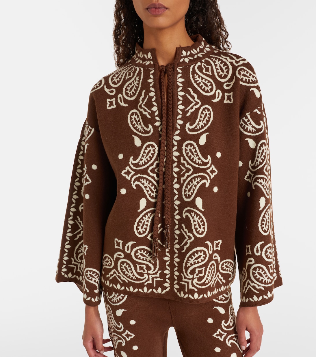 Top in maglia paisley | Farm Rio