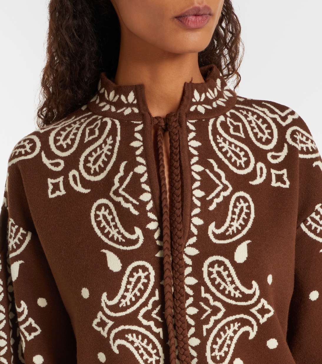 Top in maglia paisley | Farm Rio