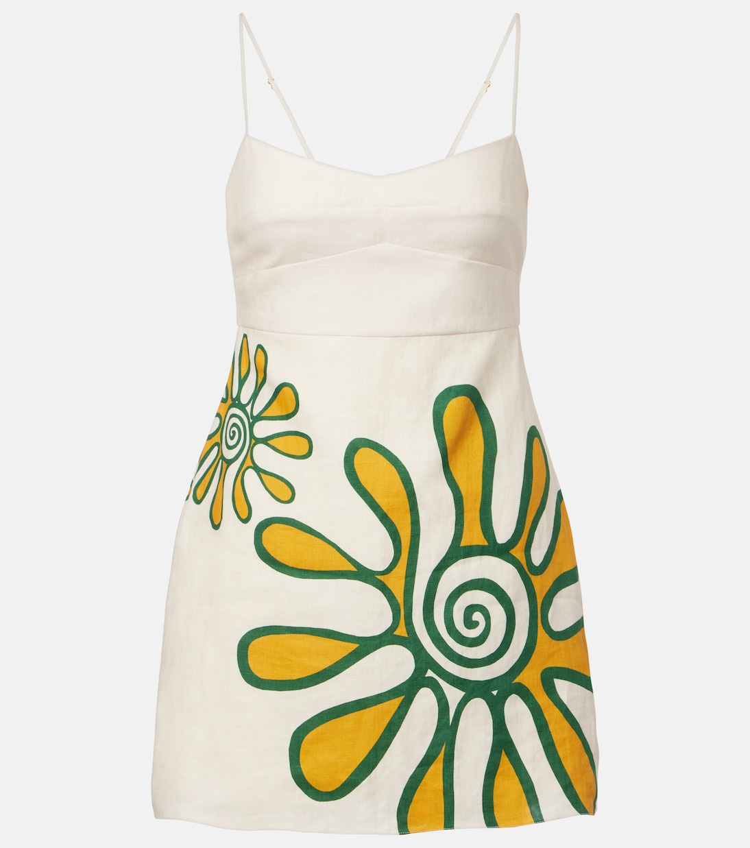 Robe Lucca imprimée en lin  | Cala de la Cruz