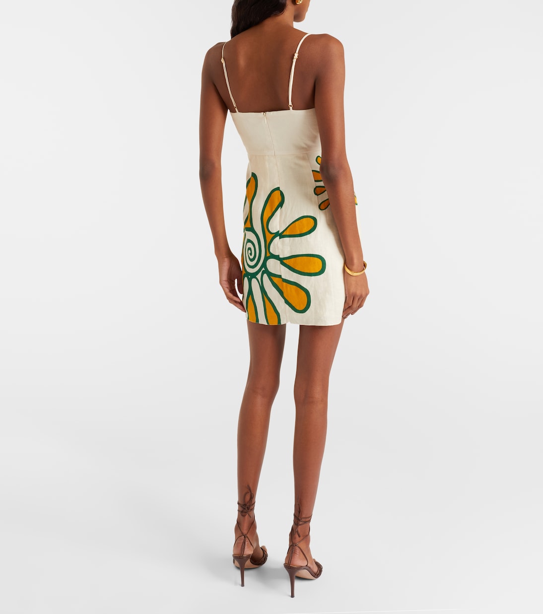 Robe Lucca imprimée en lin  | Cala de la Cruz