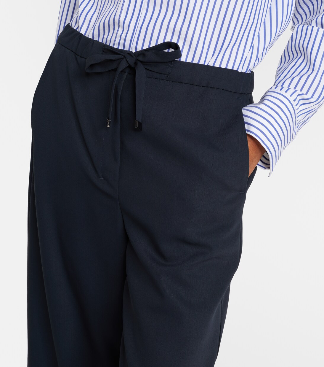 Pantaloni  a gamba larga Argenta in lana vergine | 'S Max Mara