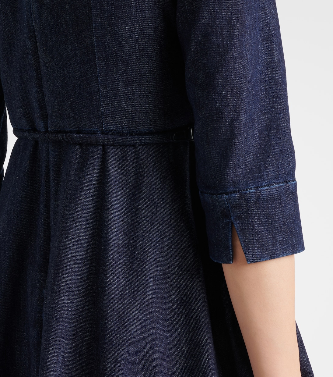 Vela embellished belted denim midi dress | 'S Max Mara