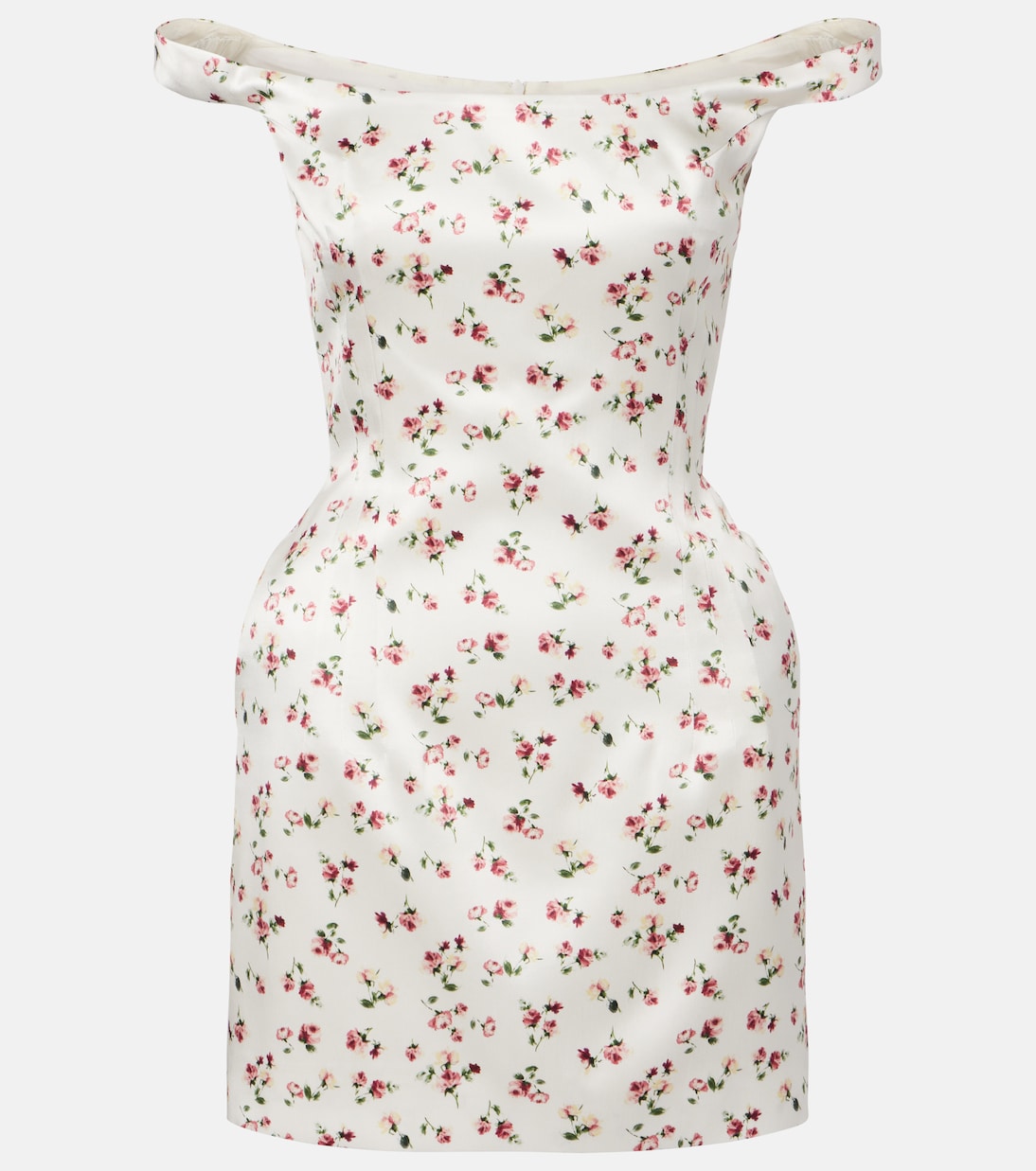 Floral silk satin minidress | Magda Butrym