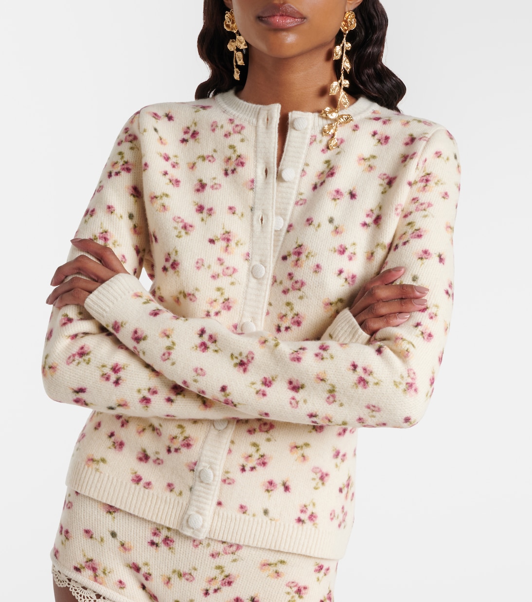 Wool, silk, and cashmere cardigan | Magda Butrym