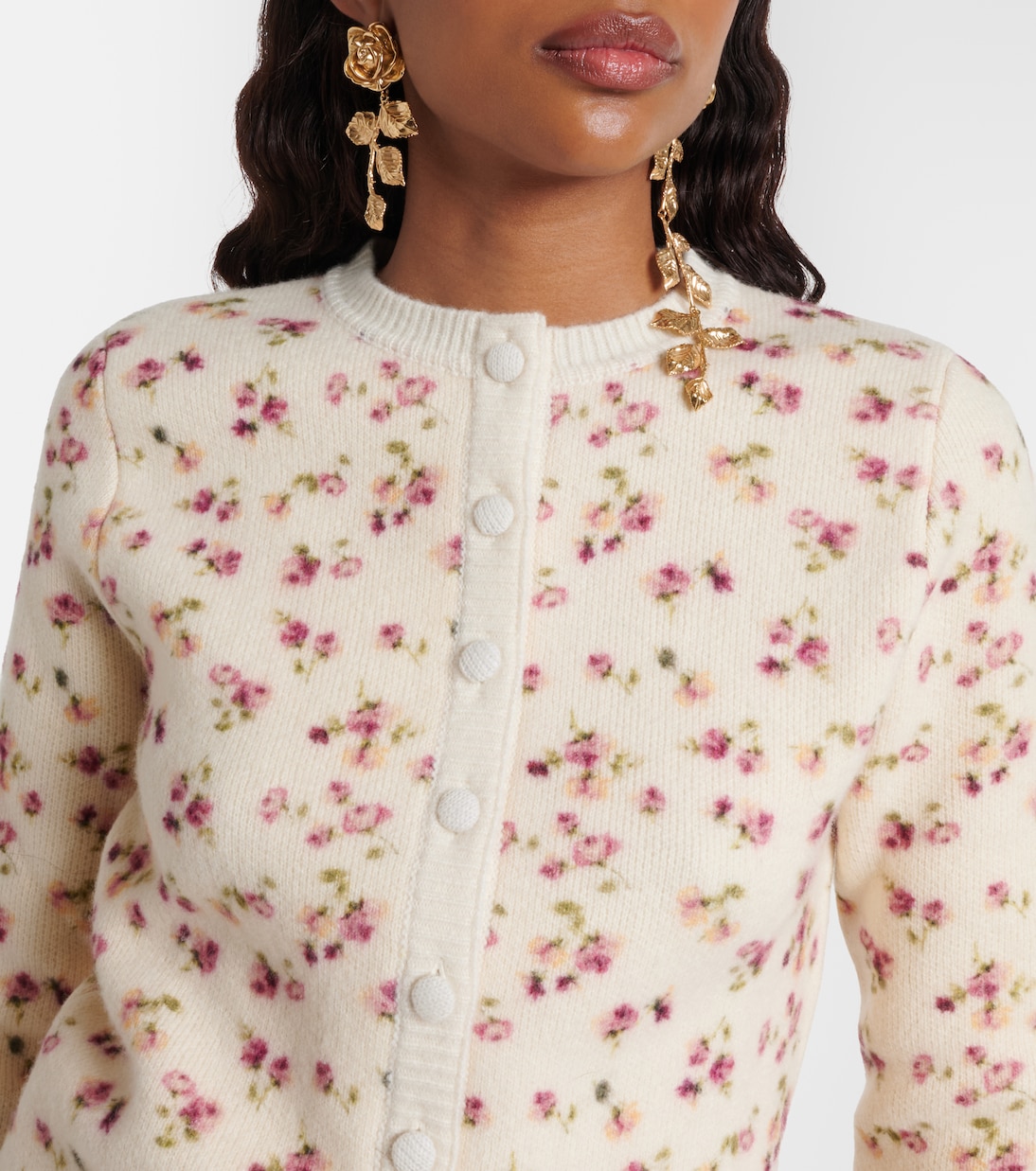 Wool, silk, and cashmere cardigan | Magda Butrym