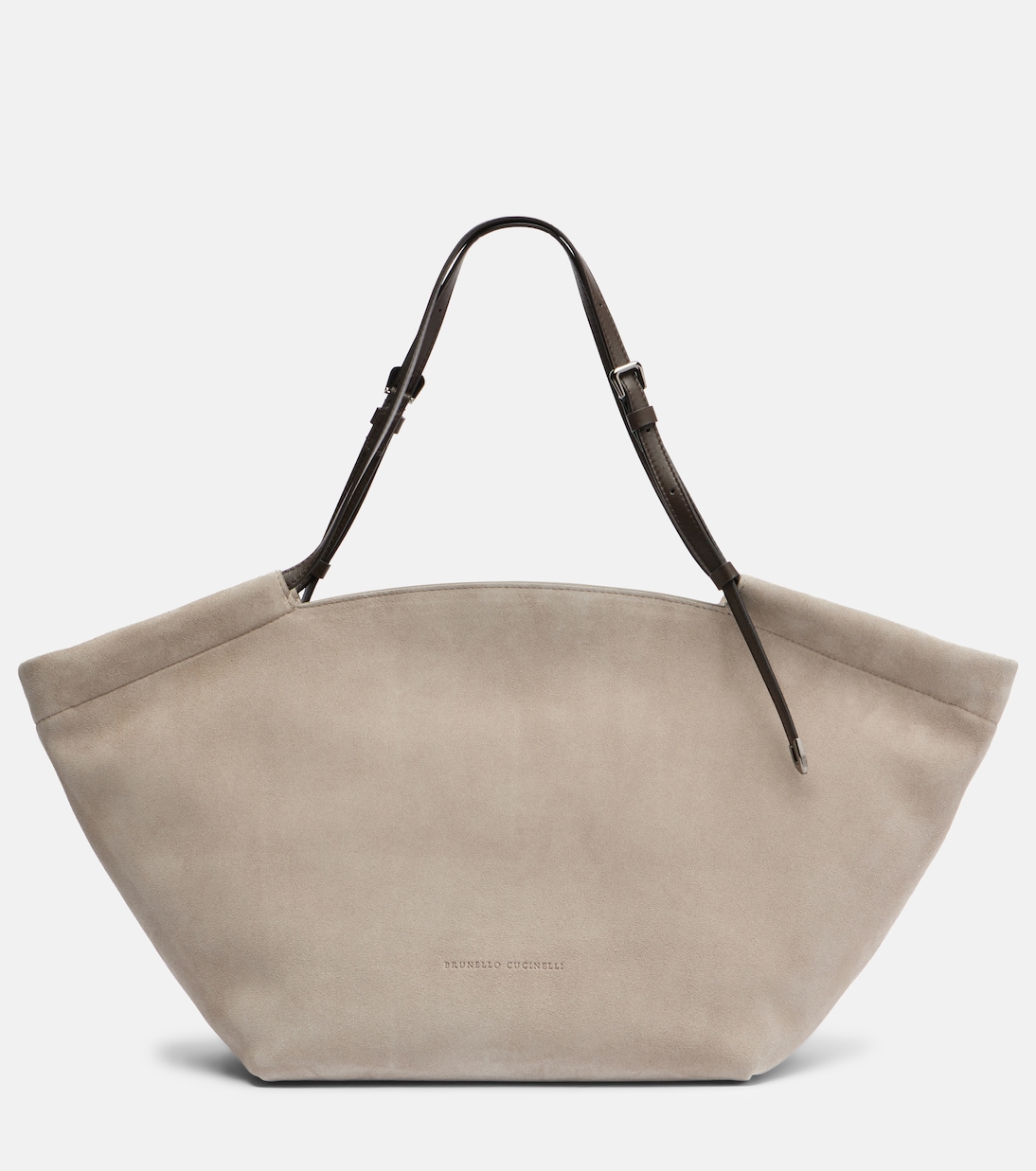 Tote Bag Sartorial Large aus Veloursleder | Brunello Cucinelli