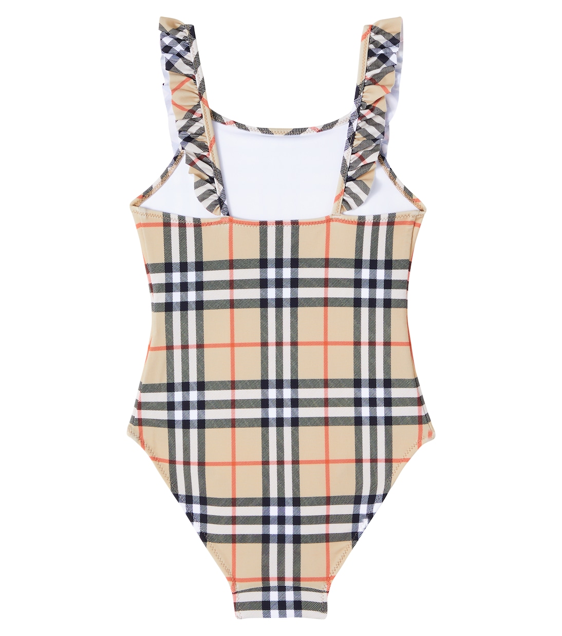Burberry Check ruffled swimsuit | Burberry Kids