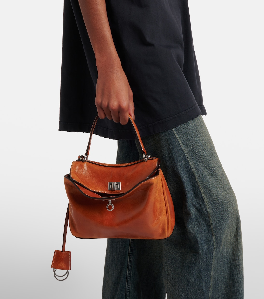 Tote Bag Rodeo Mini aus Leder | Balenciaga