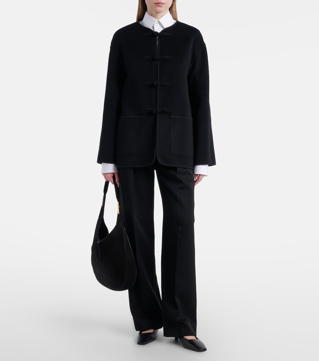 Florence Large suede shoulder bag | Savette