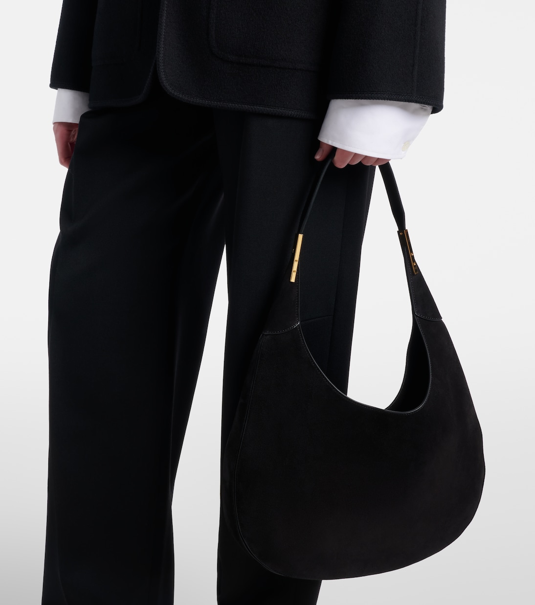 Florence Large suede shoulder bag | Savette