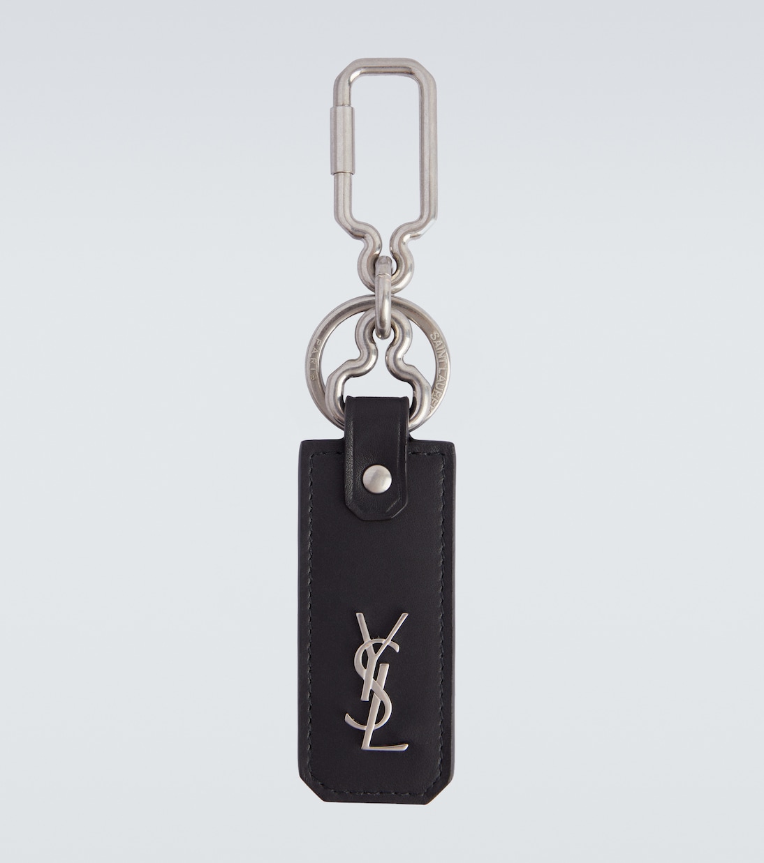 Cassandre Saint Laurent leather keychain | Saint Laurent