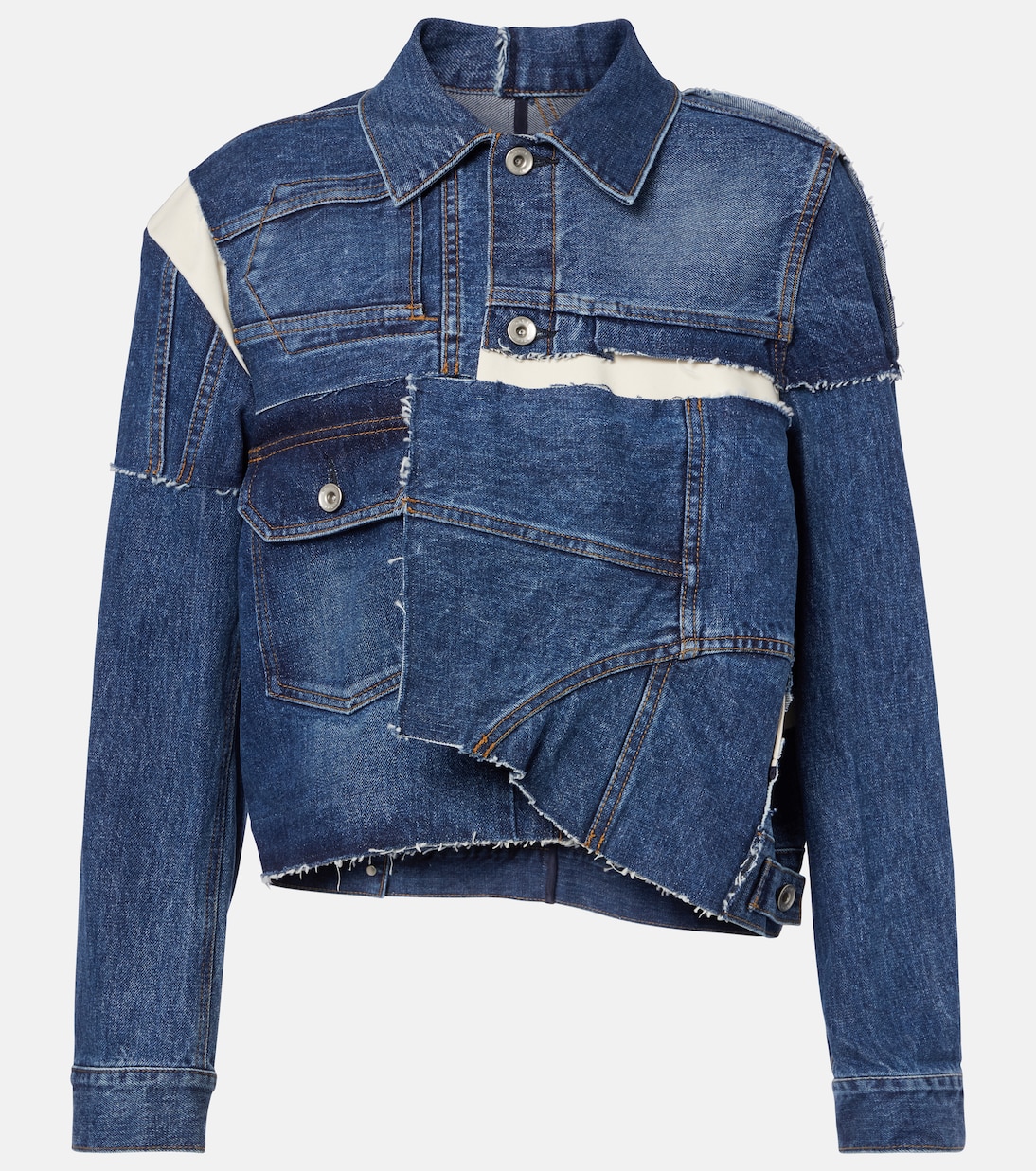 Patchwork denim jacket | Sacai
