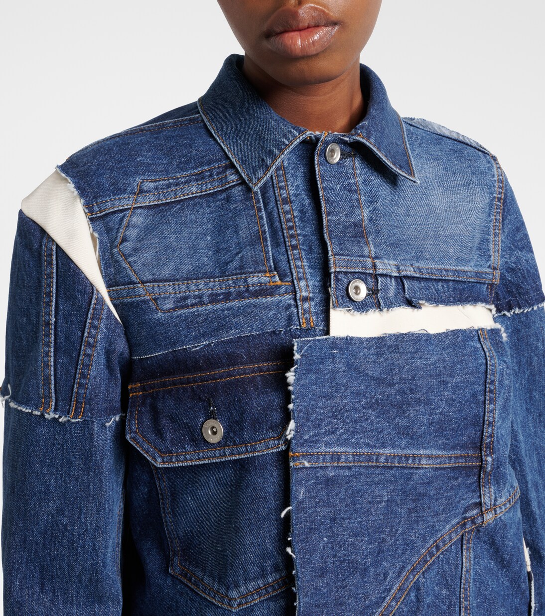 Patchwork denim jacket | Sacai