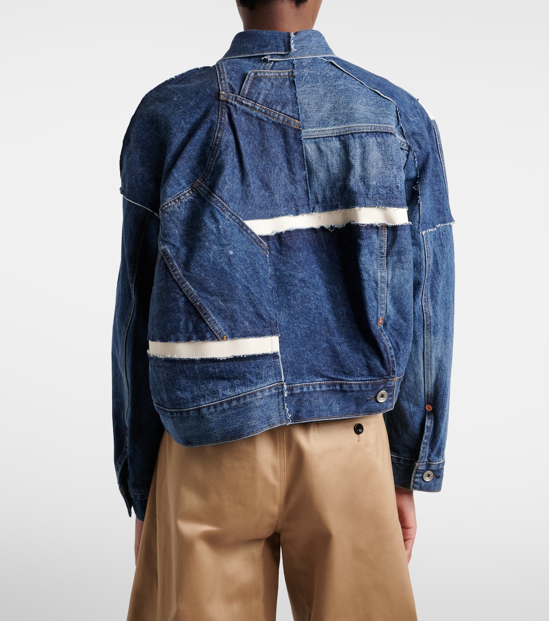 Patchwork denim jacket | Sacai