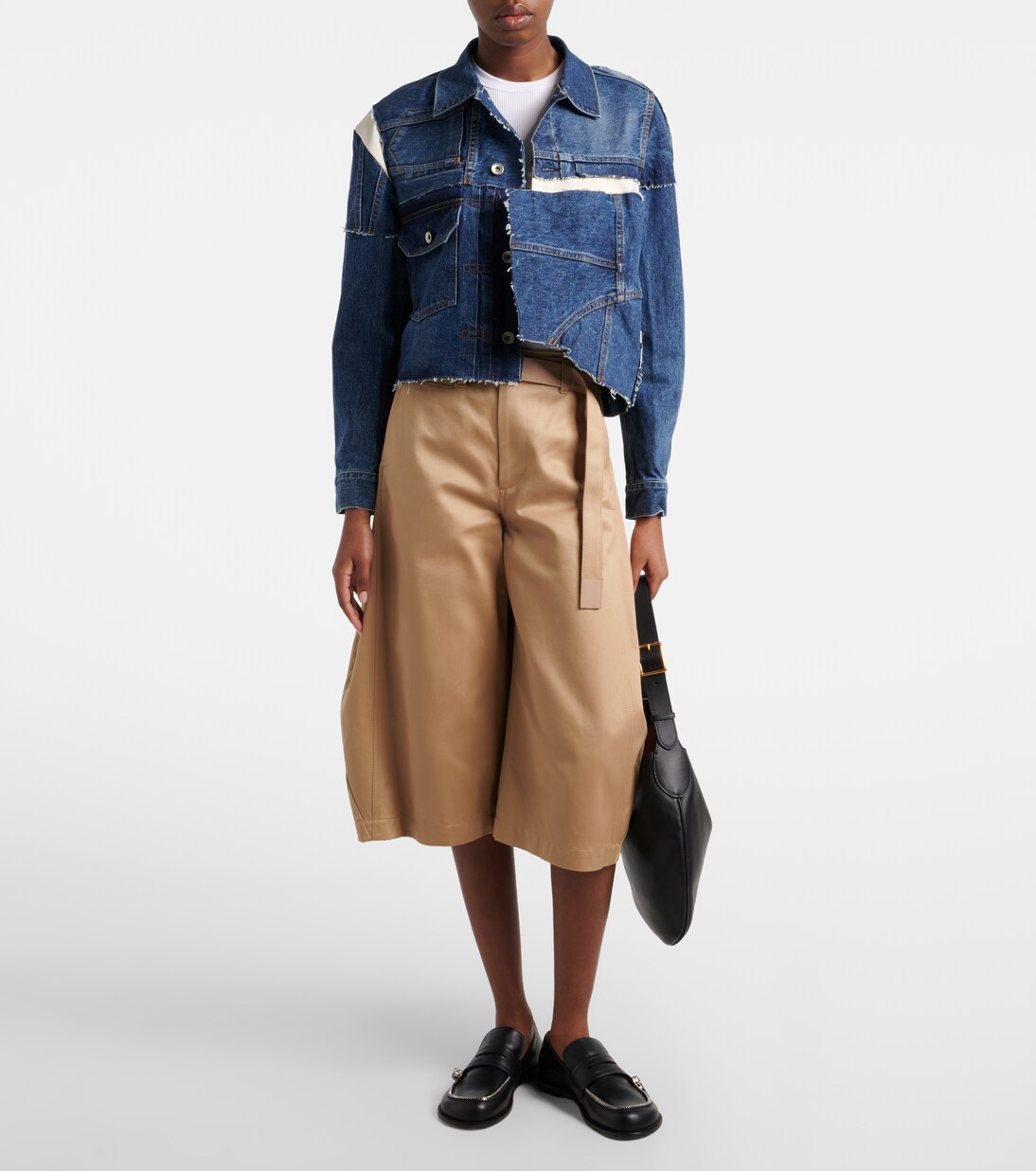 Patchwork denim jacket | Sacai