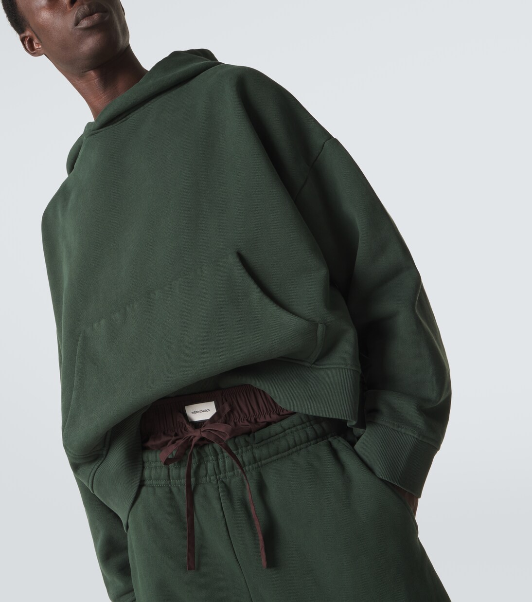 Heavy cotton jersey hoodie | Entire Studios