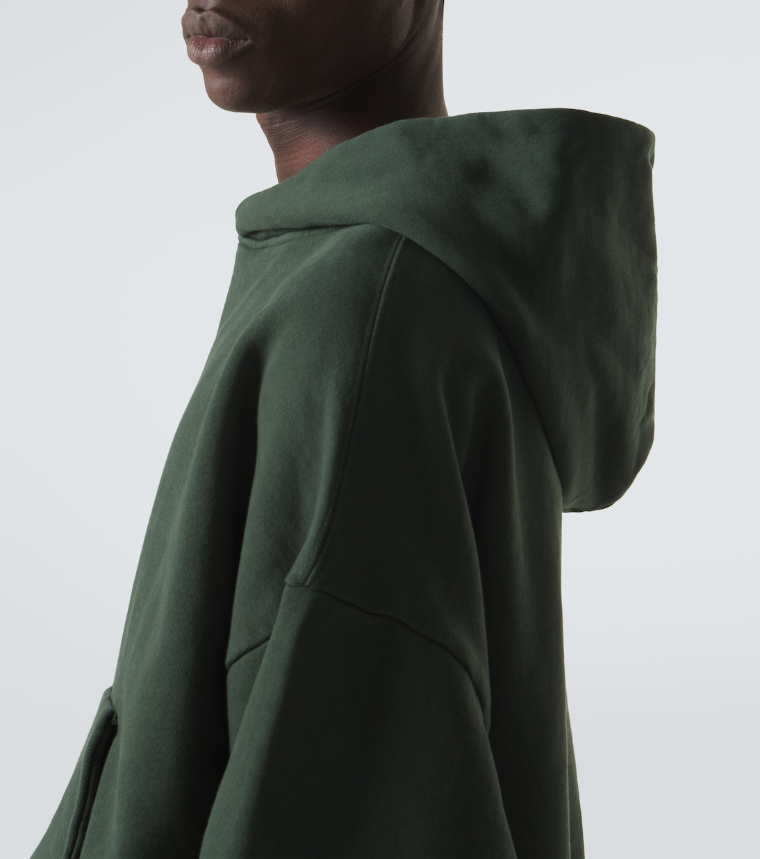 Heavy cotton jersey hoodie | Entire Studios