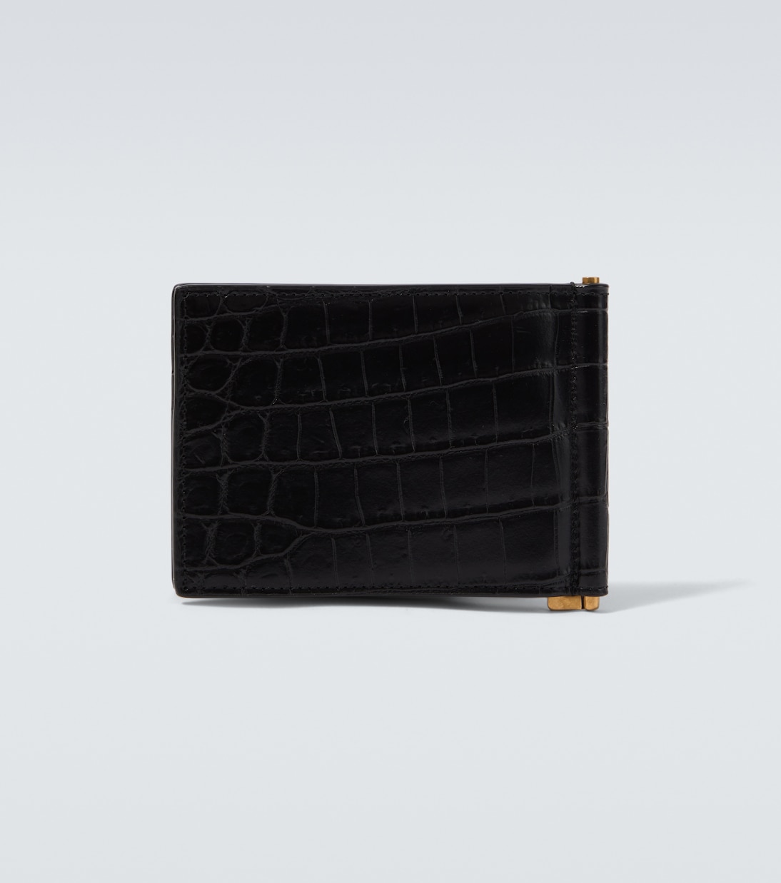 Tiny Cassandre croc-effect leather wallet | Saint Laurent