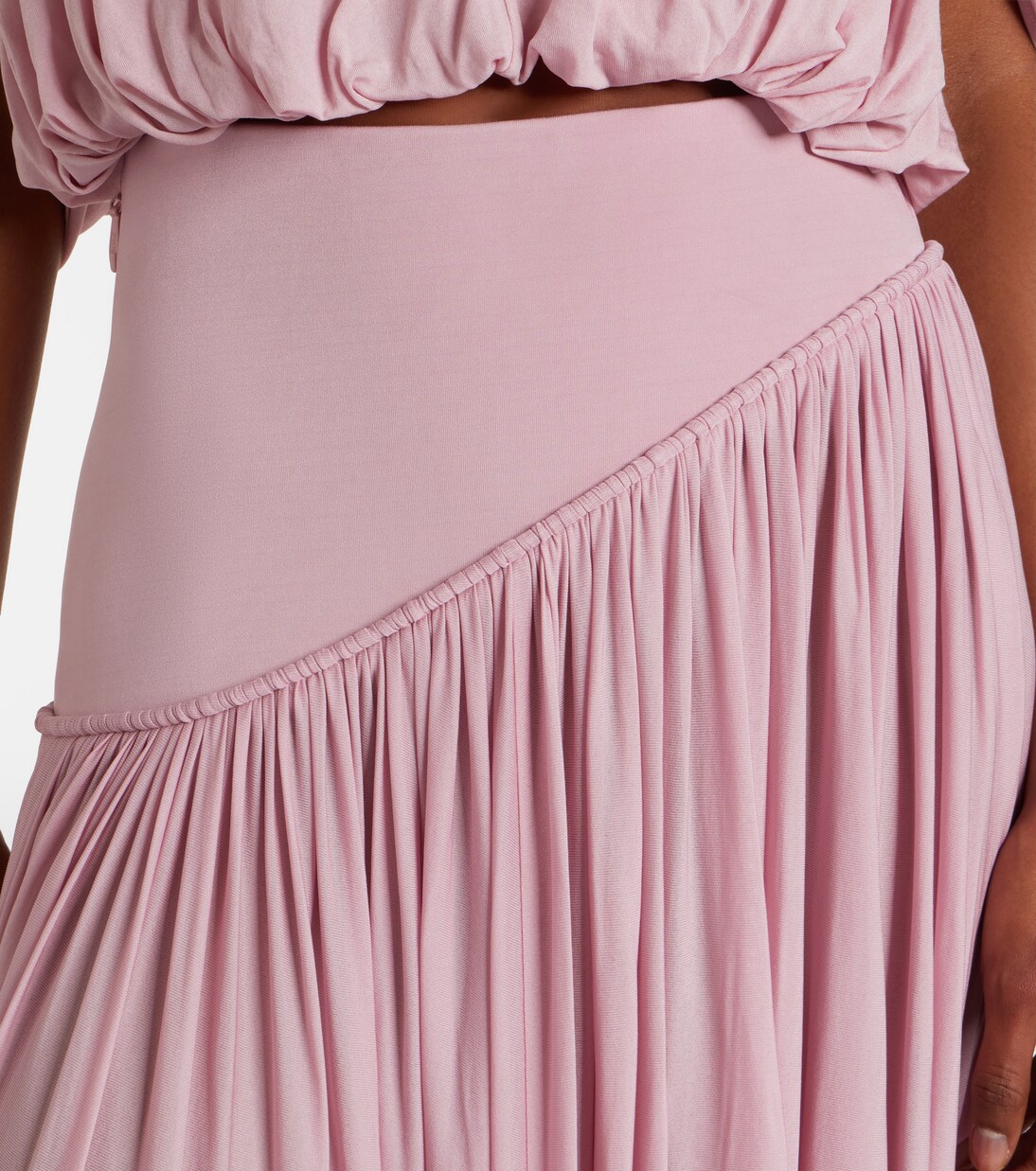 Alchemy asymmetric jersey maxi skirt | Zimmermann