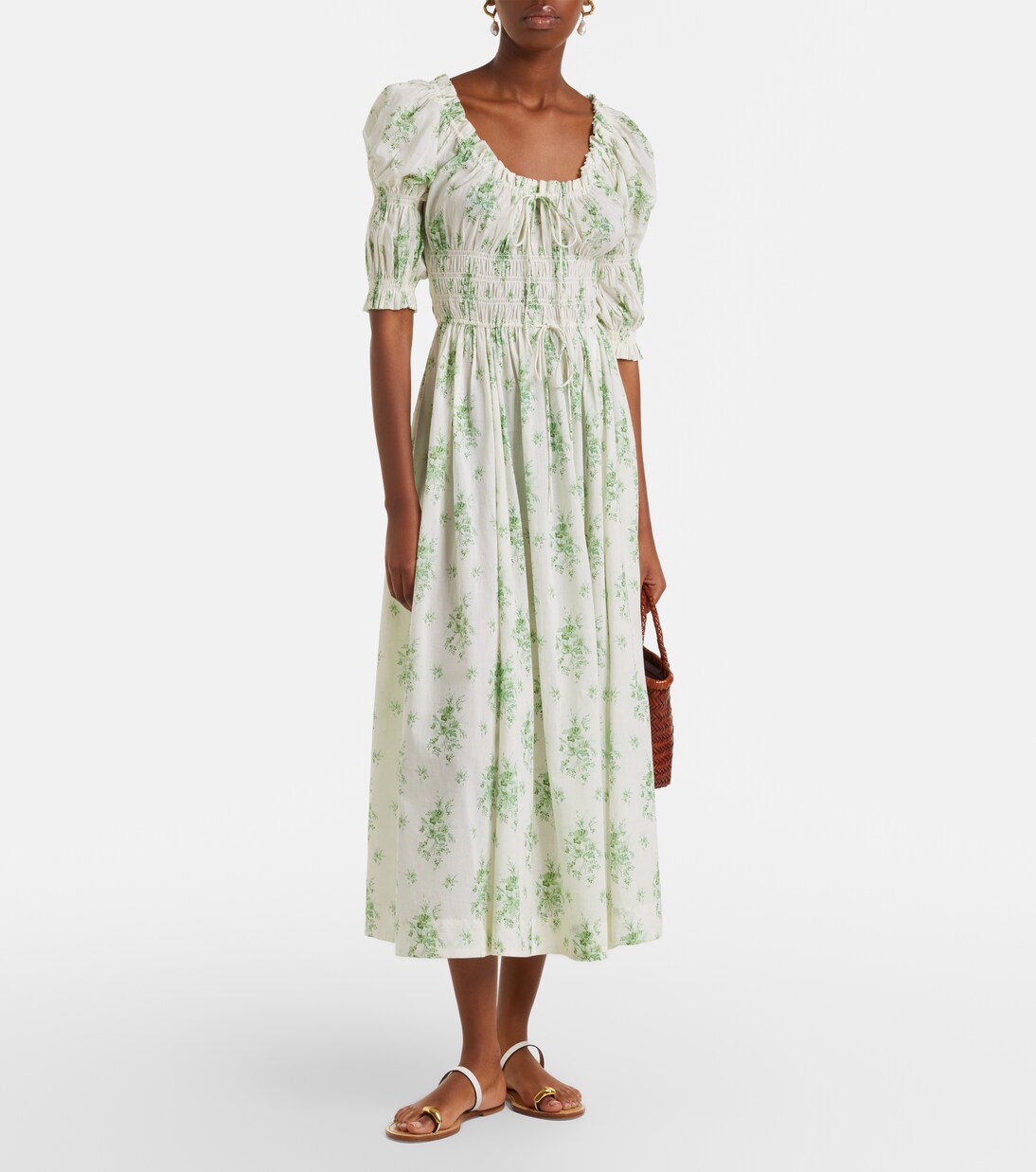 Midikleid Ischia aus Baumwolle | Dôen