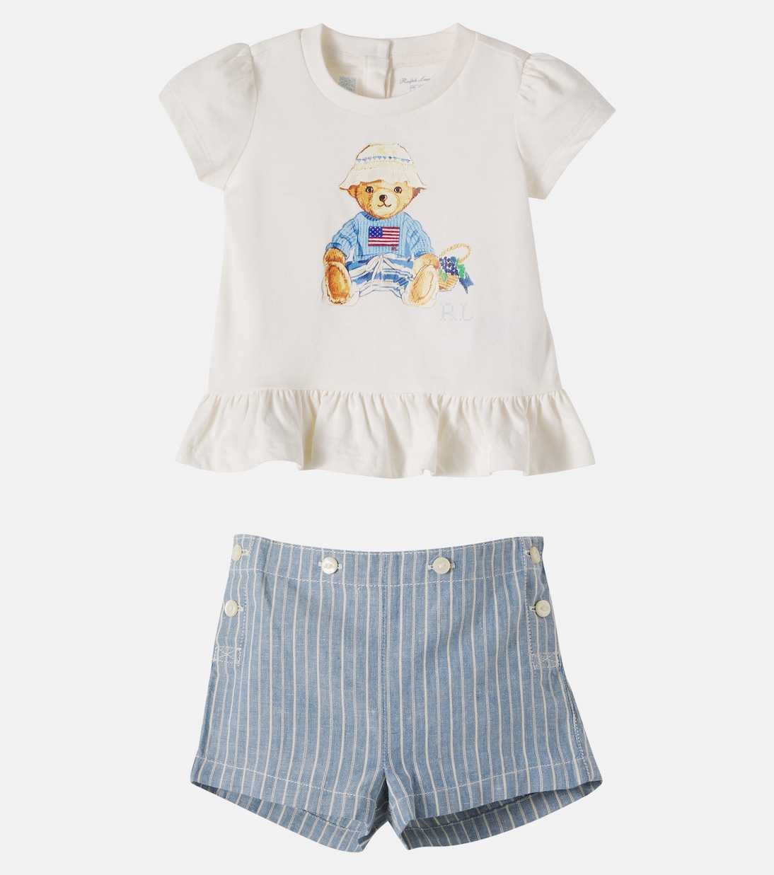 Bebé - set de top y shorts de algodón | Polo Ralph Lauren Kids