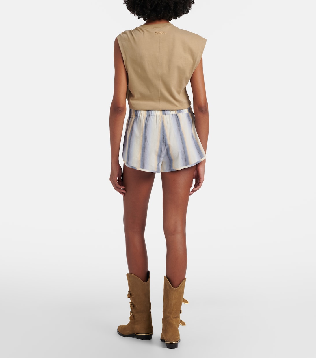Melinea striped cotton shorts | Isabel Marant