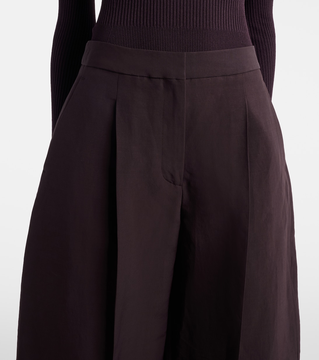 Poplin barrel-leg pants | Alaïa