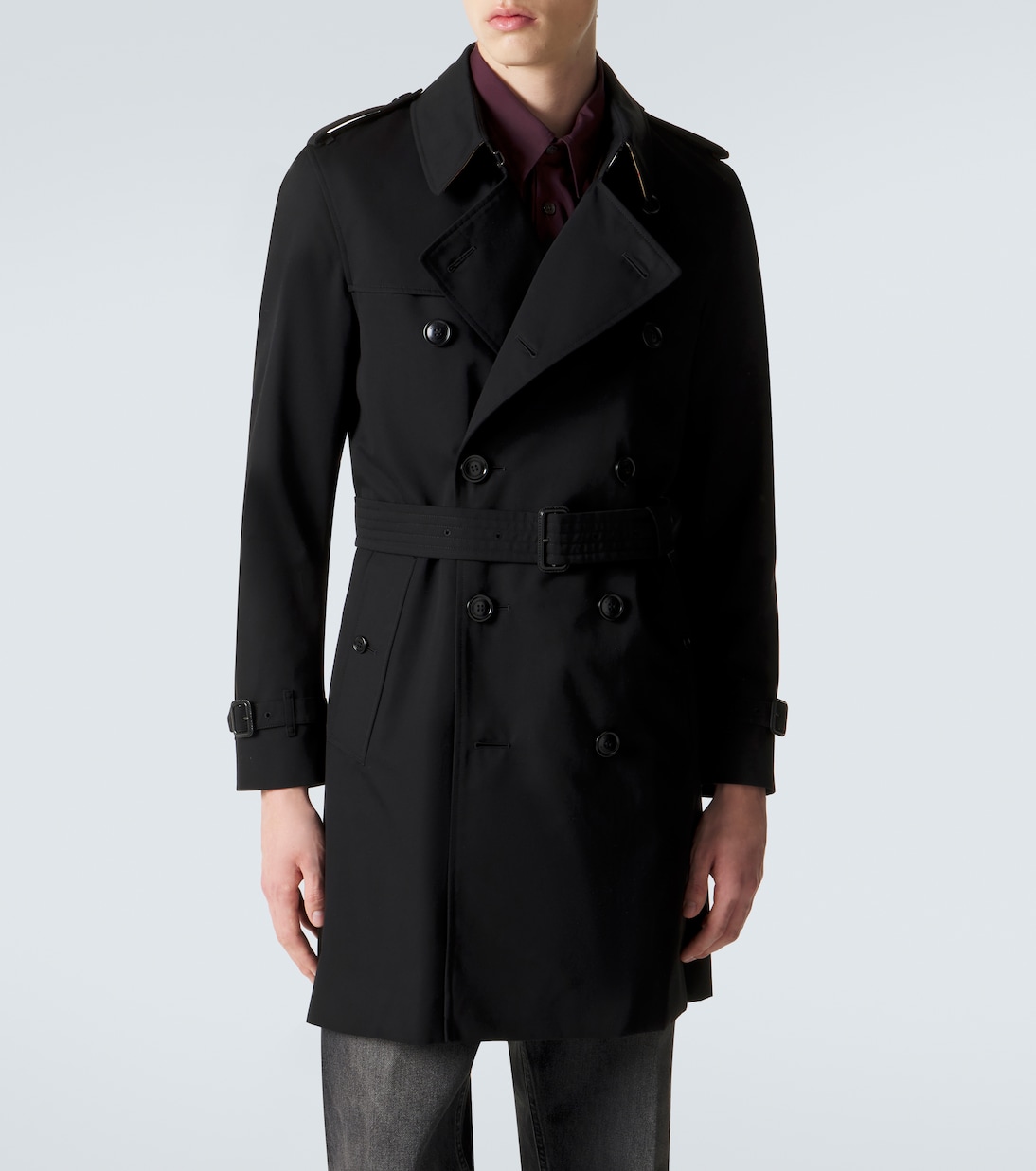 Trench in gabardine di cotone | Burberry