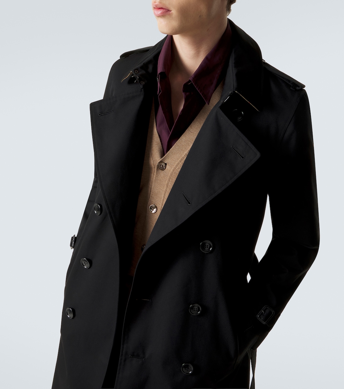 Trench in gabardine di cotone | Burberry