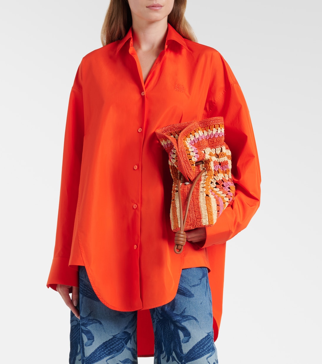 Paula's Ibiza cotton poplin shirt | Loewe