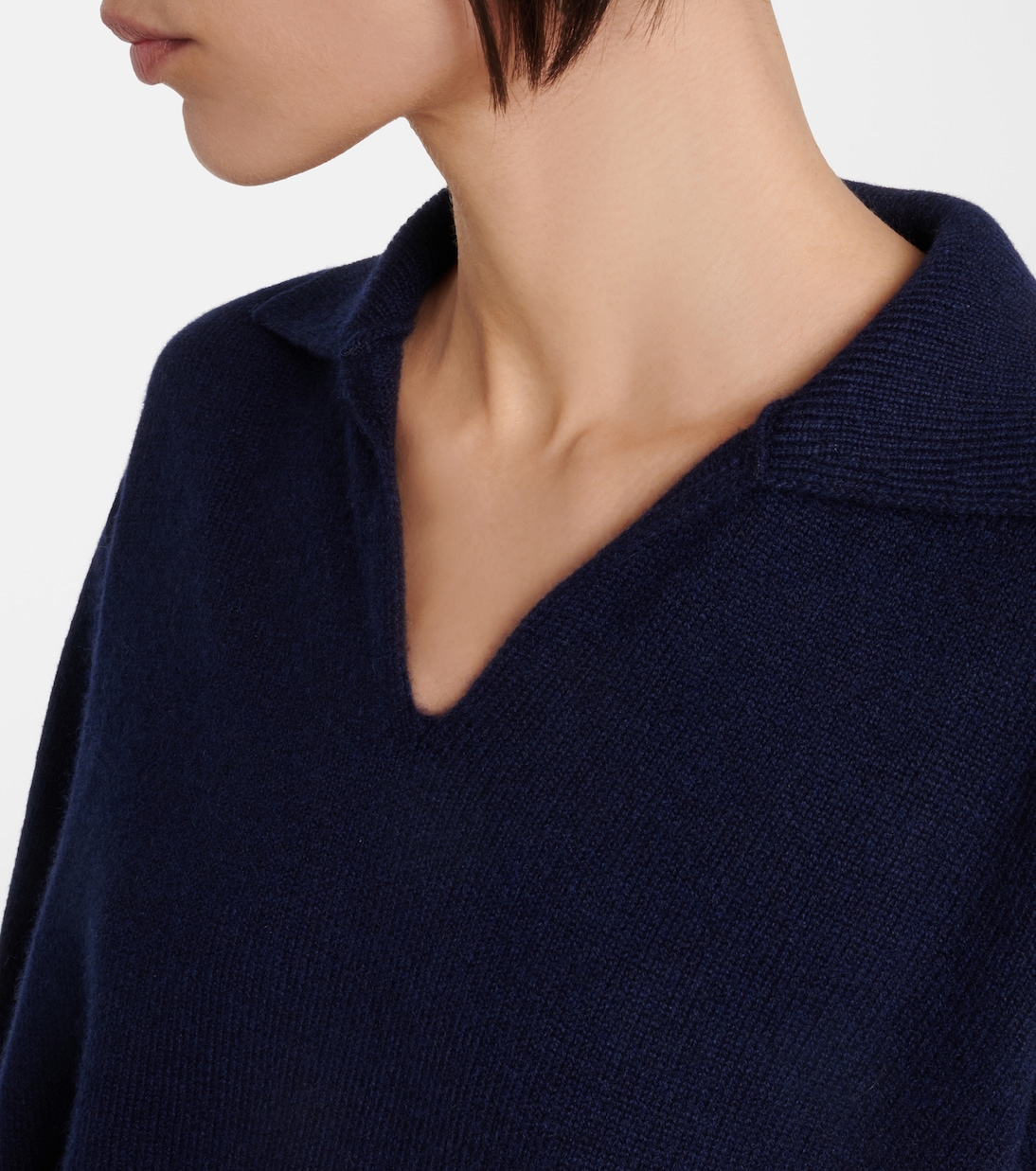 Oversized cashmere polo sweater | Valentino