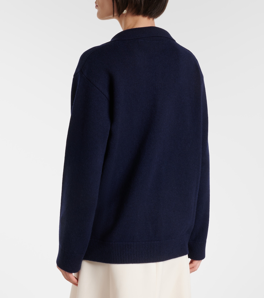 Oversized cashmere polo sweater | Valentino
