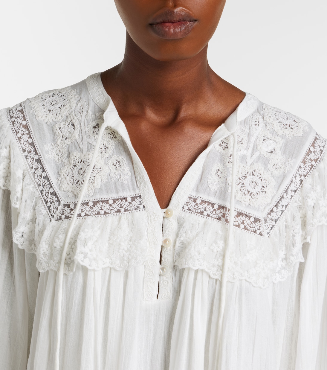 Inez embroidered cotton minidress | Rixo