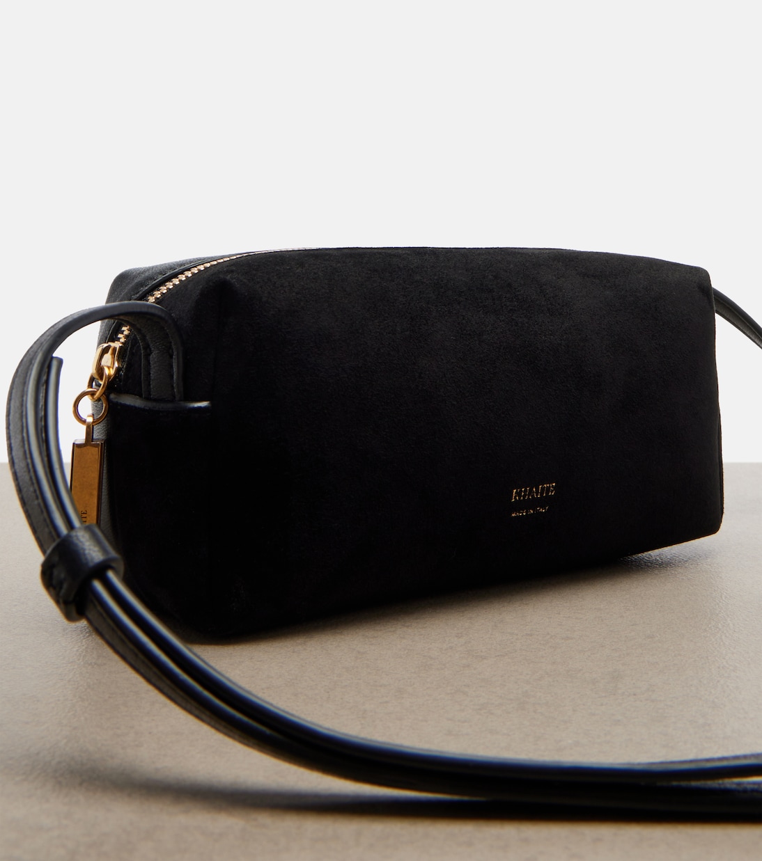 Kye Mini suede crossbody bag | Khaite