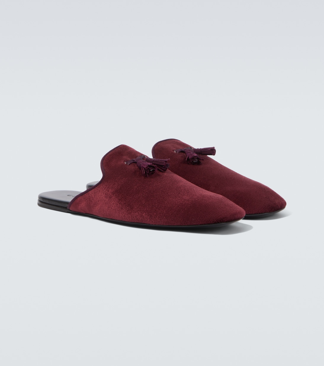 ميولز من المخمل بشراشيب | Gucci
