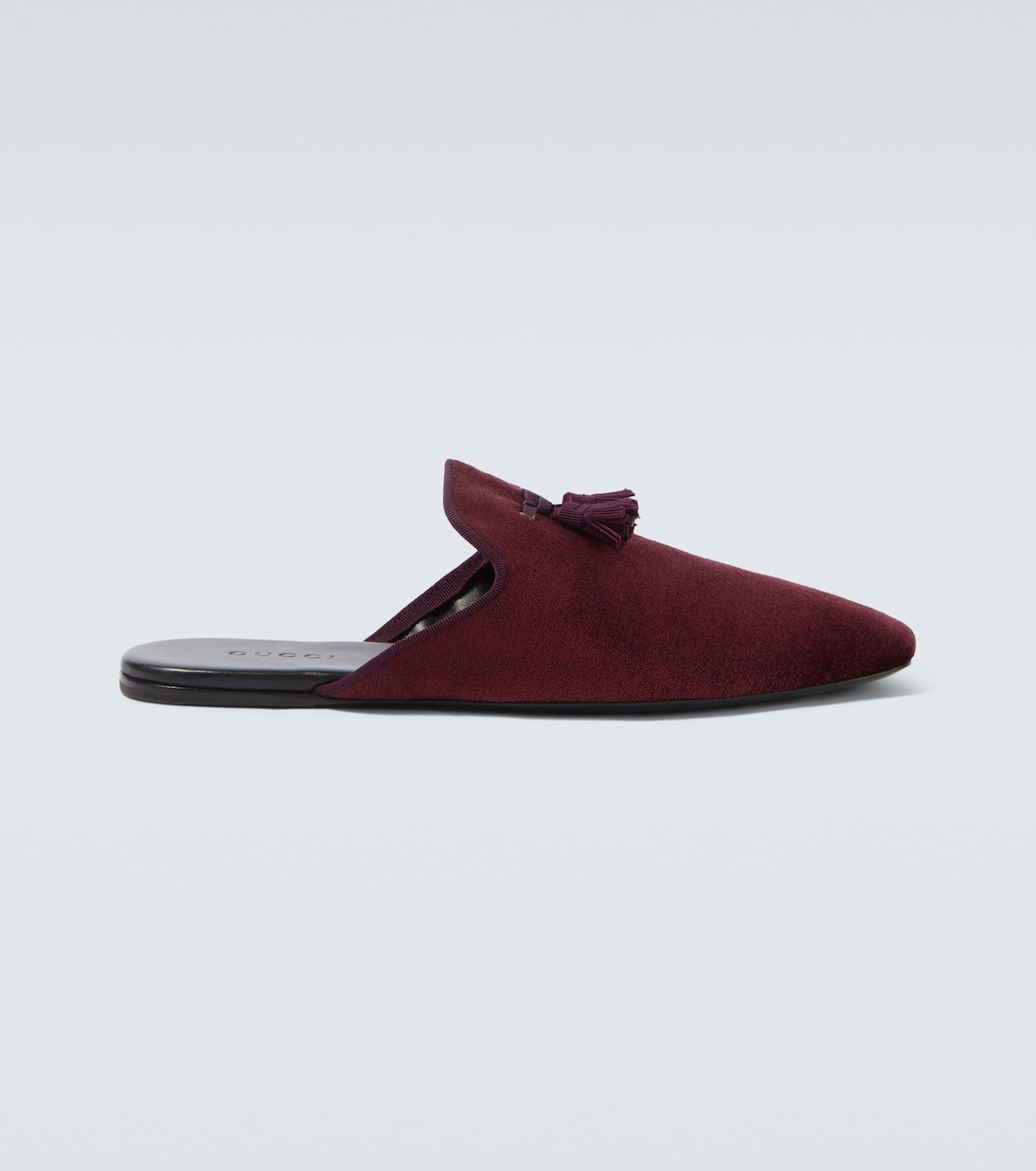 ميولز من المخمل بشراشيب | Gucci