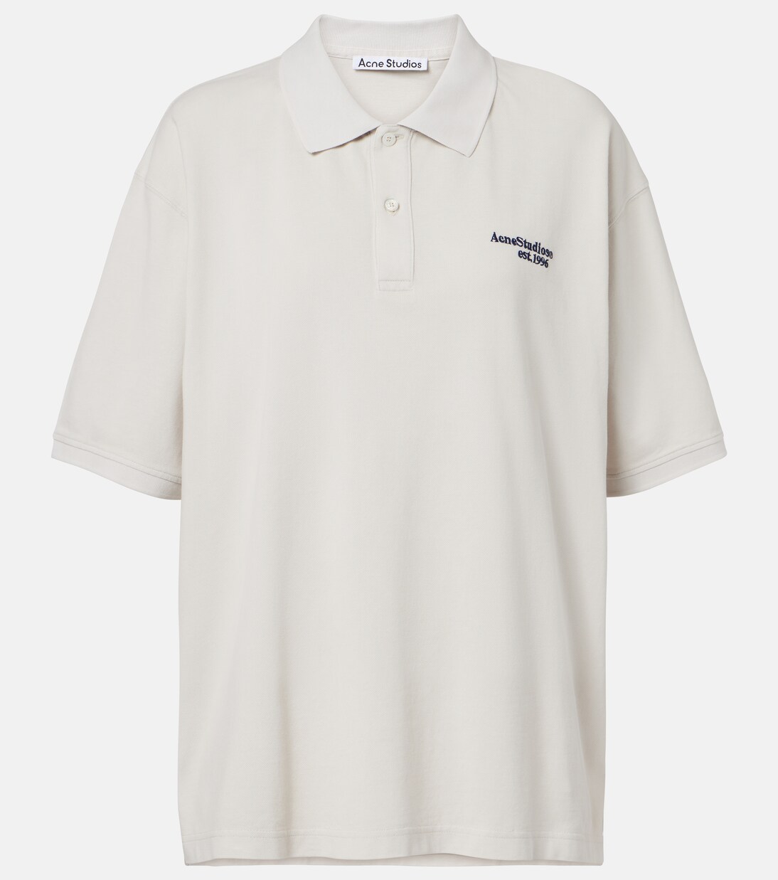 Cotton polo shirt | Acne Studios