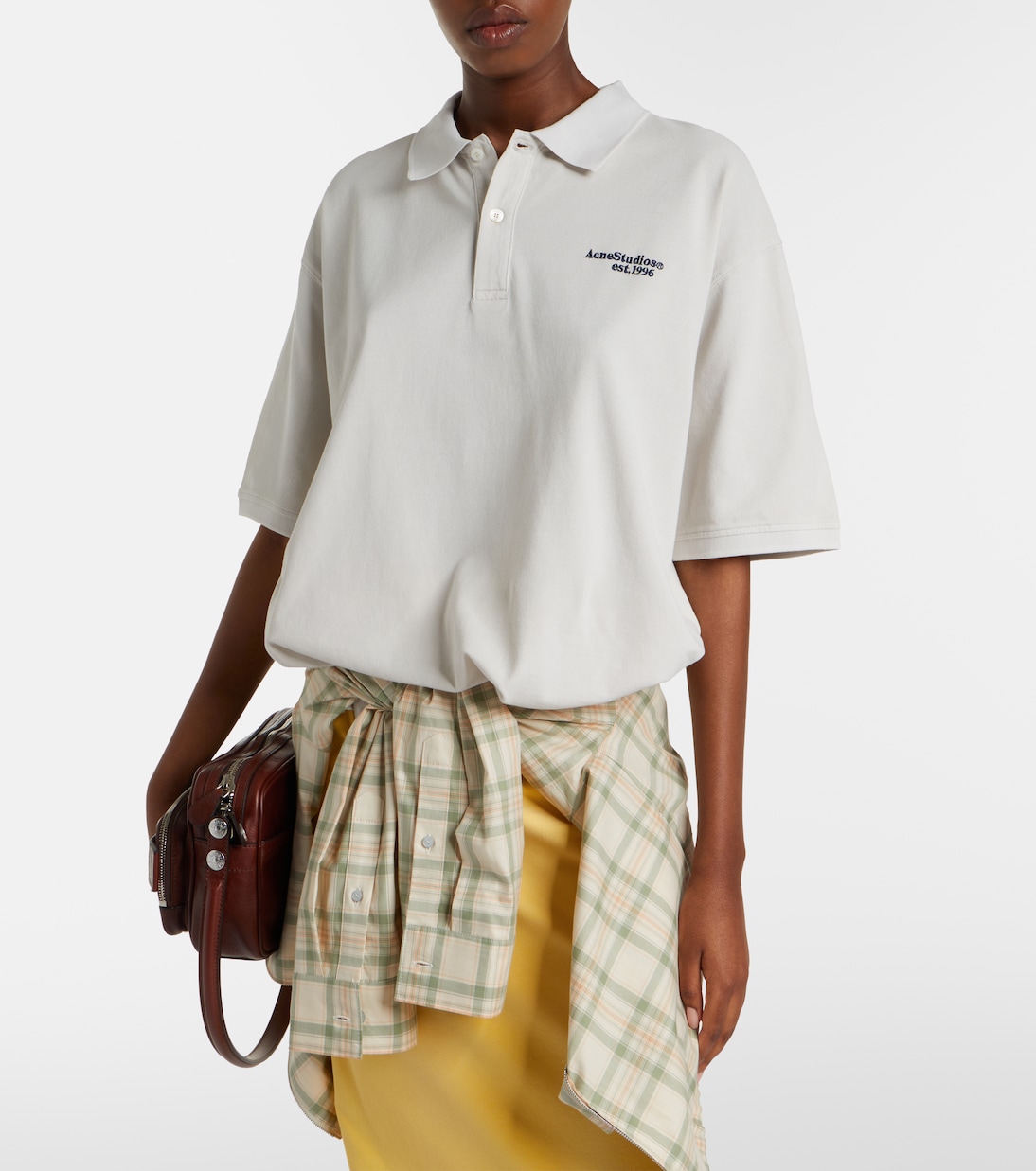 Cotton polo shirt | Acne Studios