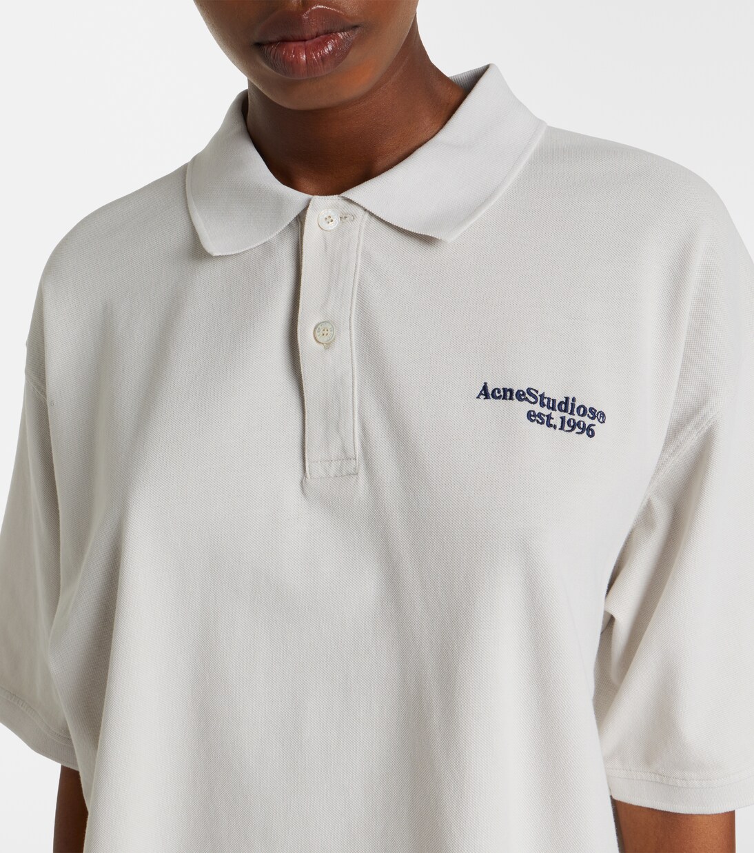 Cotton polo shirt | Acne Studios