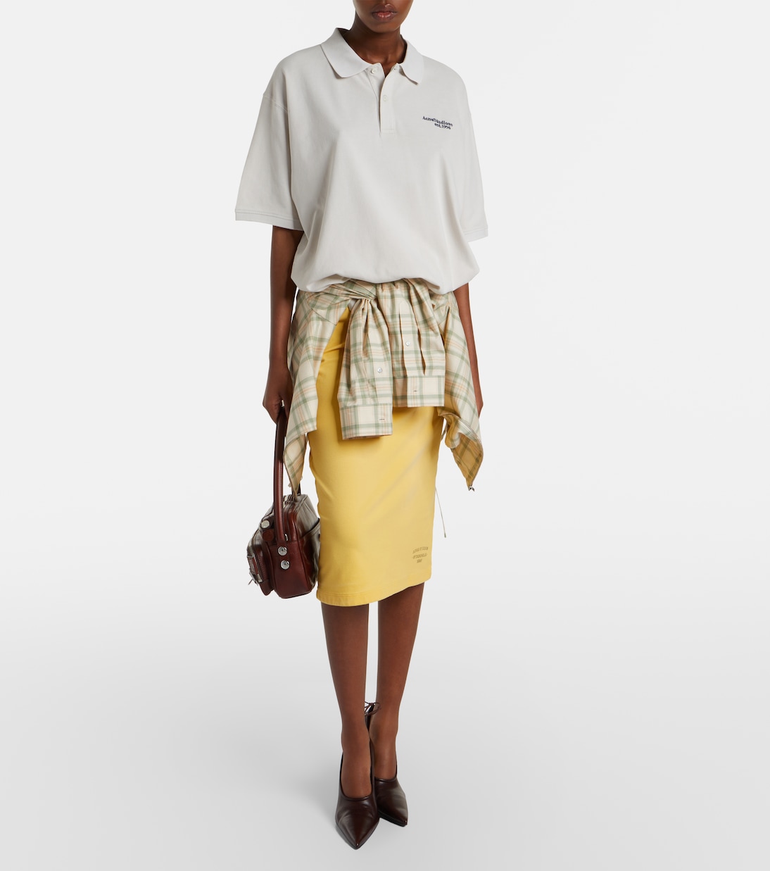 Cotton polo shirt | Acne Studios