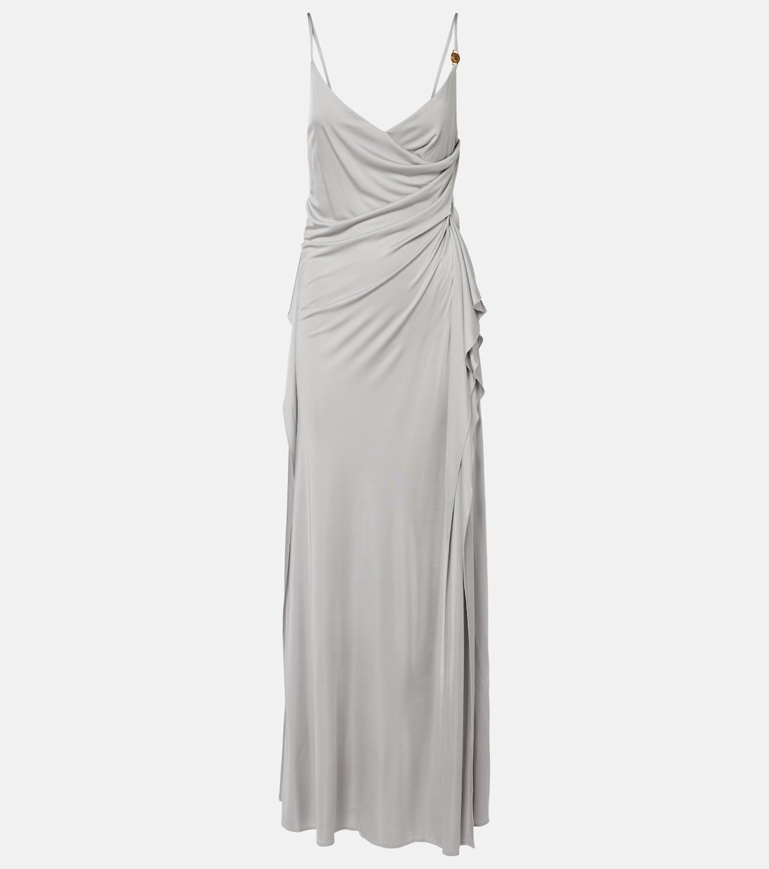 Medusa draped jersey cocktail dress | Versace