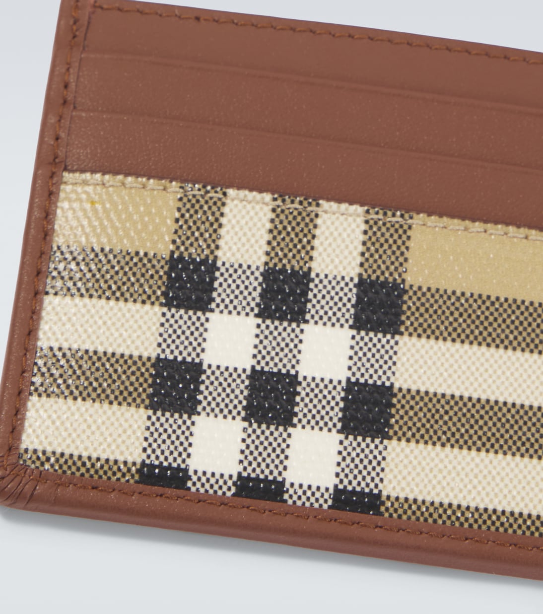 Burberry Check canvas card holder | Burberry