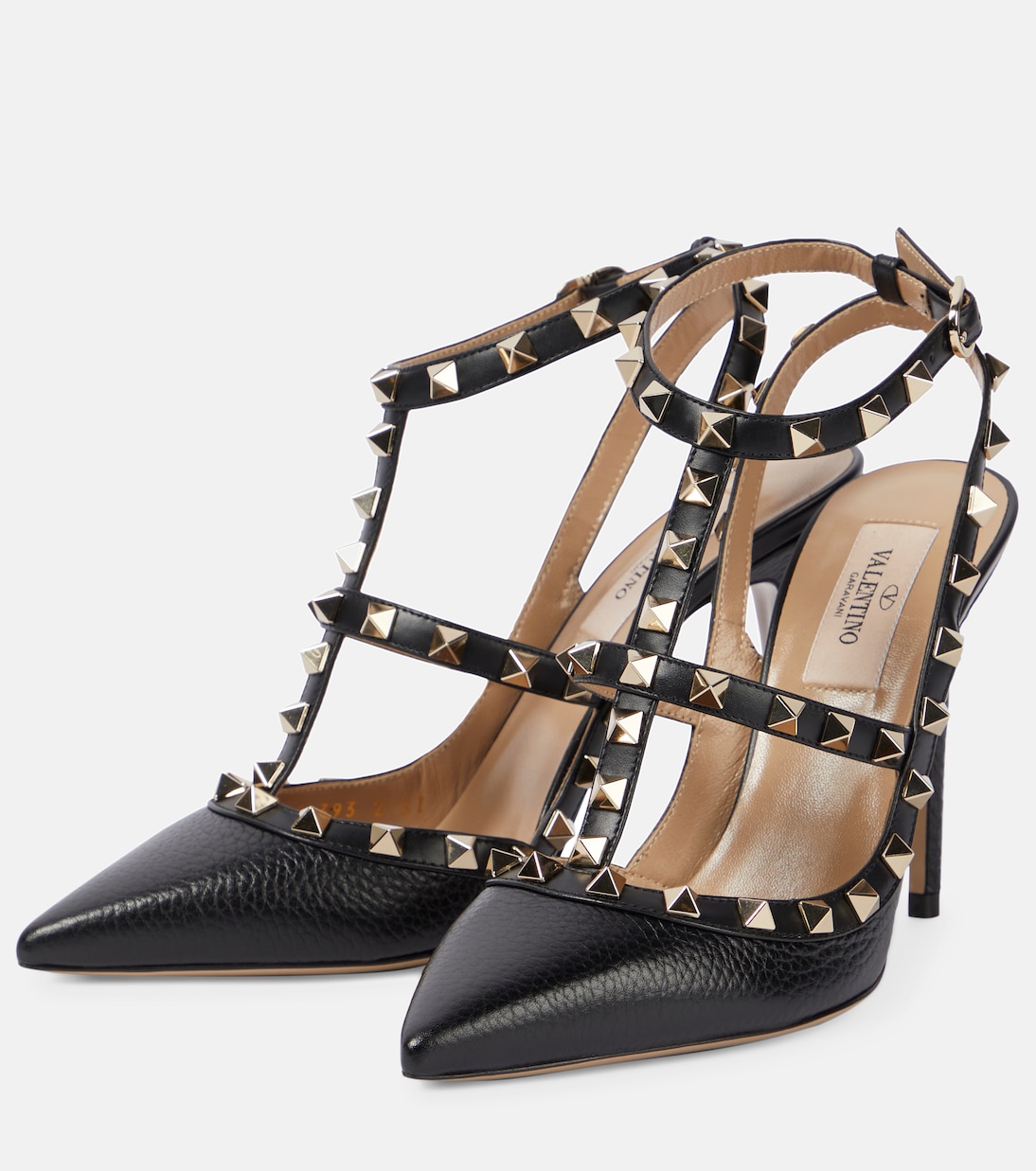 Pumps slingback Rockstud in pelle | Valentino Garavani